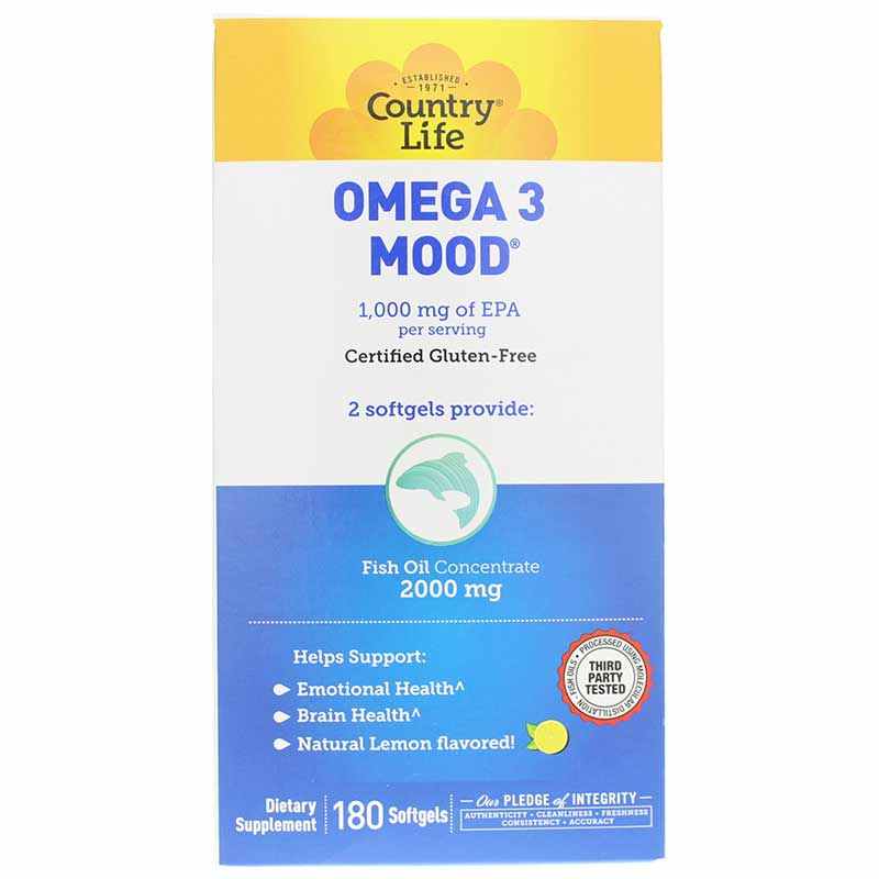 Omega 3 Mood 1000 Mg Country Life